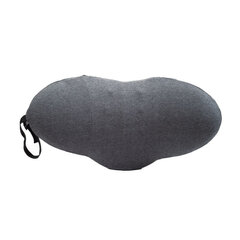 Ristiselän tuki tyyny puuvilla Memory Foam Ergonominen kaarevuus Fit Selkärangan hierontapisteet Vyötärötuki Alaselän tyyny Tummanharmaa 49x27x13,5cm/19,3x10,6x5,3 tuumaa hinta ja tiedot | Imetystyynyt | hobbyhall.fi