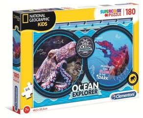 Clementoni:. 180el palapeli.. National Geographic Kids Ocean Expedition. hinta ja tiedot | Palapelit | hobbyhall.fi