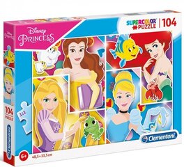 Clementoni:. 104 palapeli.. .Super värillinen prinsessa. hinta ja tiedot | Palapelit | hobbyhall.fi