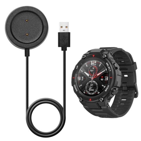 Amazfit T-ReX A1918 USB Latauskaapeli/telakka 1m Musta hinta ja tiedot | Koteloiden lisätarvikkeet | hobbyhall.fi