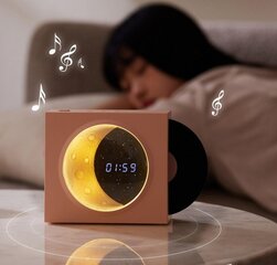 Moon Clock Bluetooth Kaiutin Subwoofer Pieni Teräksinen Cannon Audio Joululahja musta hinta ja tiedot | Kaiuttimet ja soundbarit | hobbyhall.fi