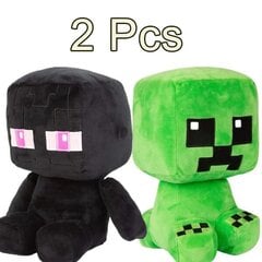 Minecraft Toys Games Pehmo nukke CREEPER+Enderman 25cm hinta ja tiedot | Pehmolelut | hobbyhall.fi