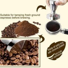 Ruostumattomasta Teräksestä Valmistettu Kahvipapupuristin Barista Espresso Tamper 49Mm Pohjakahvipapupuristin hinta ja tiedot | Kahvinkeittimen tarvikkeet | hobbyhall.fi