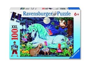 Ravensburger palapeli 100 kpl Lumottu metsä hinta ja tiedot | Palapelit | hobbyhall.fi