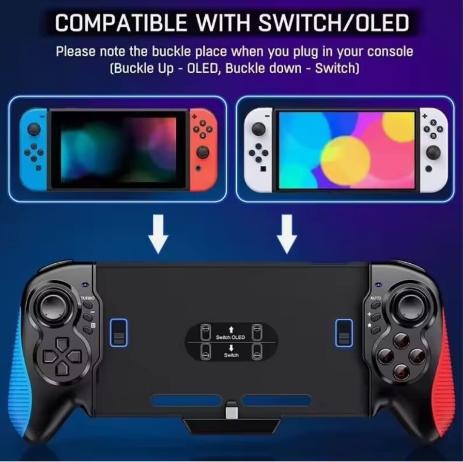 STK-7037 Soveltuu Switch Gamepad -käsikäyttöisen tilan ohjaimeen / OLED 6-akselin gyroskoopin turbovärähtelyyn hinta ja tiedot | Pelikonsolitarvikkeet | hobbyhall.fi