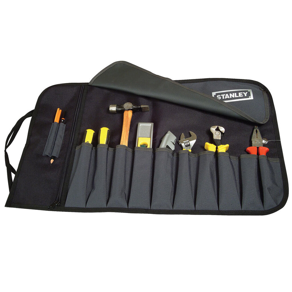 Työkalulaukku rullaava 12 taskua, Stanley hinta ja tiedot | Työkalupakit ja muu työkalujen säilytys | hobbyhall.fi