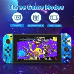 Switchjoycon vasen ja oikea peliohjaimet RGB-valoilla Bluetooth valkoinen graffiti peliohjain hinta ja tiedot | Pelikonsolitarvikkeet | hobbyhall.fi