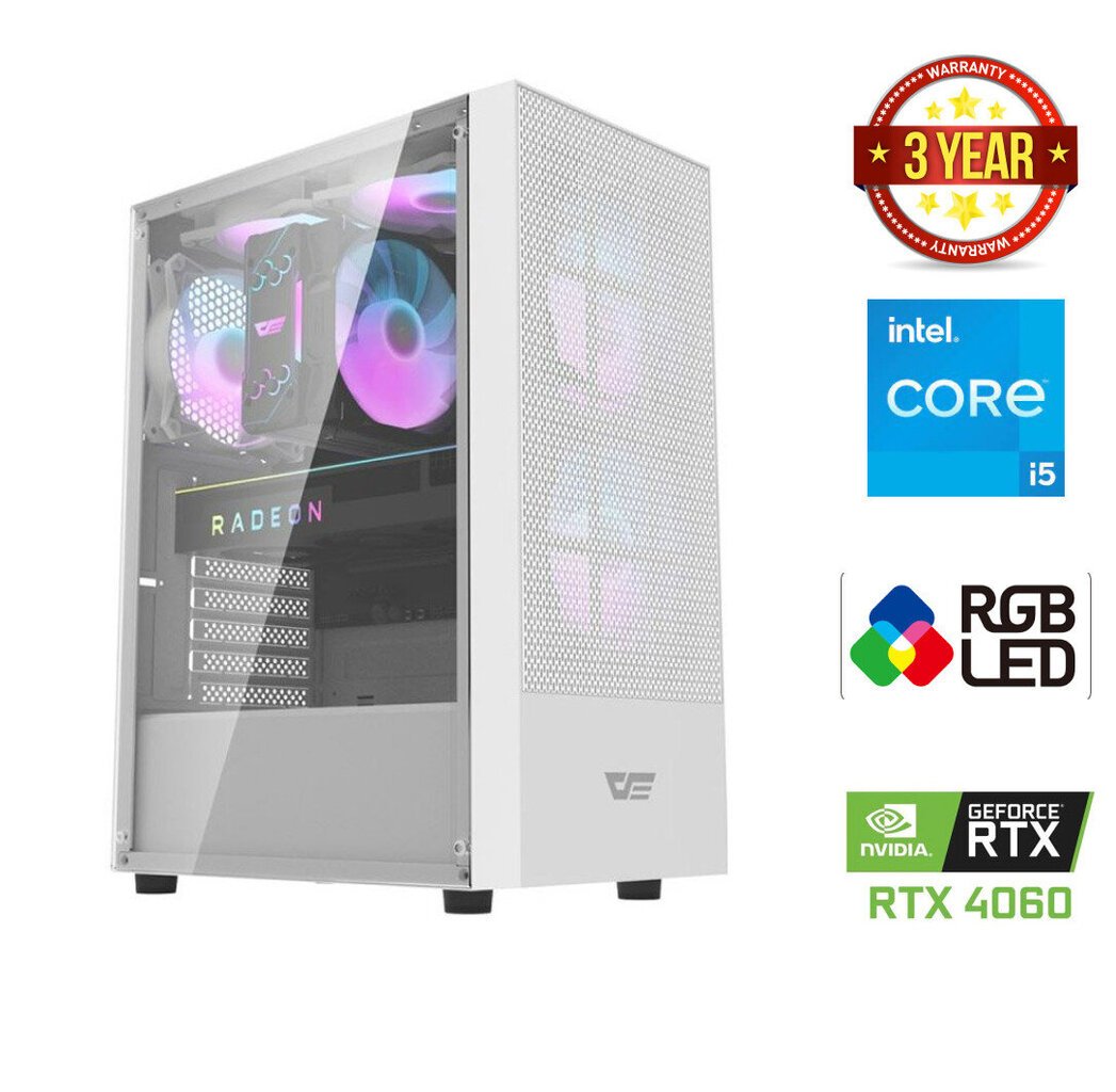 GAMER i5-6500 16GB 512GB SSD RTX 4060 Windows 10 hinta ja tiedot | Pöytätietokoneet | hobbyhall.fi