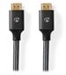 NEDIS PROFIGOLD High Speed ​​HDMI 2.0 kaapeli Ethernet/ 4K@60Hz/ liitäntä HDMI-HDMI/ bavlna/ šedý/ BOX/ 2m hinta ja tiedot | Kaapelit ja adapterit | hobbyhall.fi