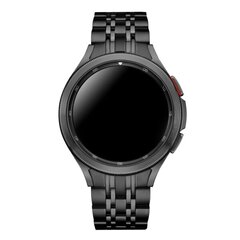 Tyylikäs metallirannekoru Samsung Galaxy Watch 6 44mm musta hinta ja tiedot | Koteloiden lisätarvikkeet | hobbyhall.fi