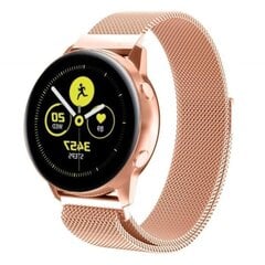 Garmin Vivoactive 3 Music / Vivomove HR ruostumattomasta teräksestä valmistettu kellon ranneke - Rose Gold Pink hinta ja tiedot | Koteloiden lisätarvikkeet | hobbyhall.fi