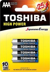 Toshiba LR03GCP BP-4 hinta ja tiedot | Paristot | hobbyhall.fi