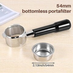 54Mm Pohjaton Portafilter Barista Express Bes870xl Bes870bsxl Bes878bss Bes880bss Bes840xl Kahvi hinta ja tiedot | Kahvinkeittimen tarvikkeet | hobbyhall.fi