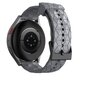 Jalkapallokuvioinen kelloranneke silikoni Samsung Galaxy Watch 3 45mm/Gear S3/S3 Classic/S3 Frontier, Huawei Watch GT Runner, Hu Grey 22mm hinta ja tiedot | Koteloiden lisätarvikkeet | hobbyhall.fi