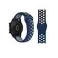 Kellon hihna silikoni Samsung Galaxy Watch 4 40mm 44mm/Gear Sport, Huawei Watch GT3/GT2 42mm, Honor Watch SE, Garmin Ven Blue 20mm hinta ja tiedot | Koteloiden lisätarvikkeet | hobbyhall.fi