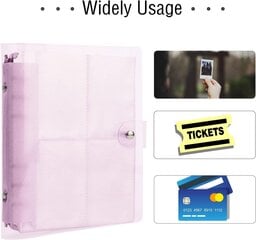 200 taskua valokuvakansioalbumi, Kpop Mini Photo Card Pocket Book, 3 tuuman pienet valokuvakortit kuvien keräämiseen violetti hinta ja tiedot | Kameratarvikkeet | hobbyhall.fi