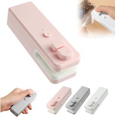 Mini Bag Sealer, 2024 Upgrade Handheld Heat Vacuum Sealer 2 in 1 Pussin tiivistysaine ja -leikkuri Magneettinen USB-ladattava Minisuljinkone Kuumasaumaustyökalu muovipusseille Välipalapussit Vaaleanpunainen 1 pakkaus hinta ja tiedot | Vakuumikoneet | hobbyhall.fi