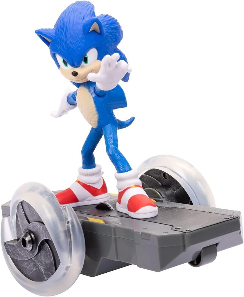 Sonic The Hedgehog Speed ​​RC -rullalautailuauto Gold Ring -ohjaimella hinta ja tiedot | Poikien lelut | hobbyhall.fi