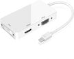 Sovitin Ozvavzk ‎MO-DP-01 Mini DisplayPort - HDMI VGA DVI hinta ja tiedot | Adapterit | hobbyhall.fi