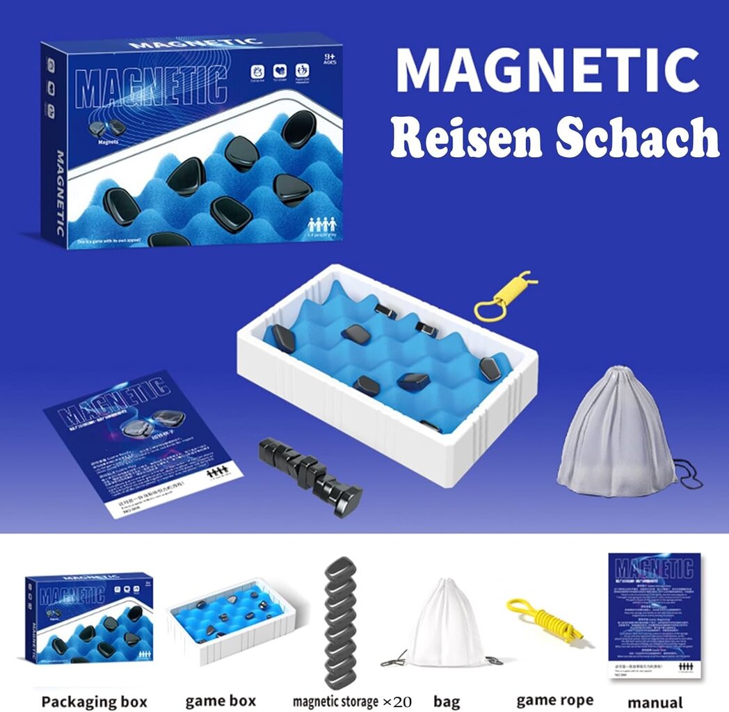 Atuful Magnetic Chess -lautapeli hinta ja tiedot | Lautapelit ja älypelit | hobbyhall.fi