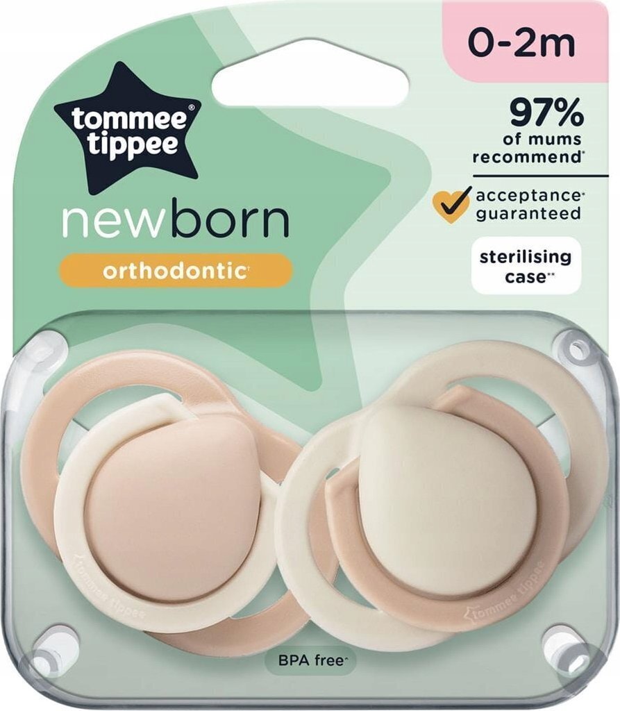 Tutti Tommee Tippee Newborn, 0-2 kk, 2 kpl hinta ja tiedot | Tutit | hobbyhall.fi