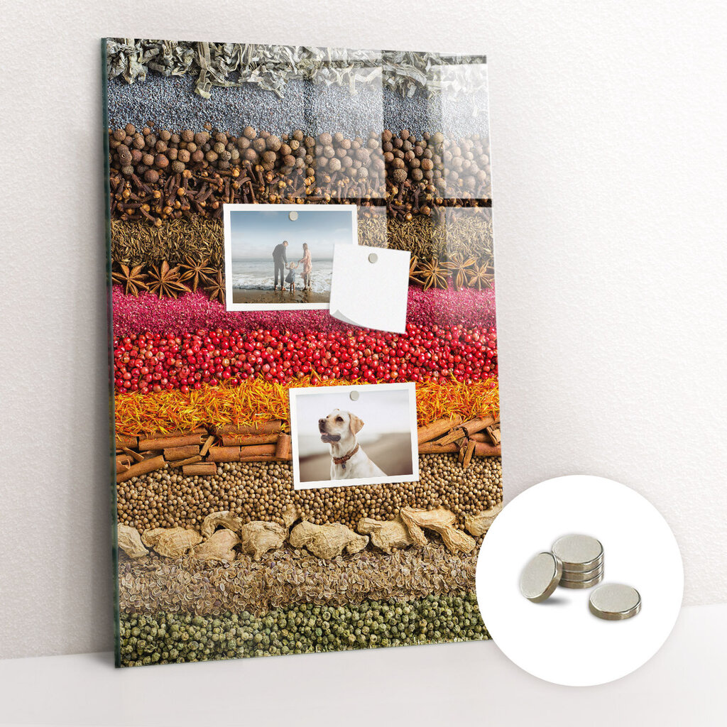 Magneettitaulu Spice Rows, 70x100 cm hinta ja tiedot | Toimistotarvikkeet | hobbyhall.fi