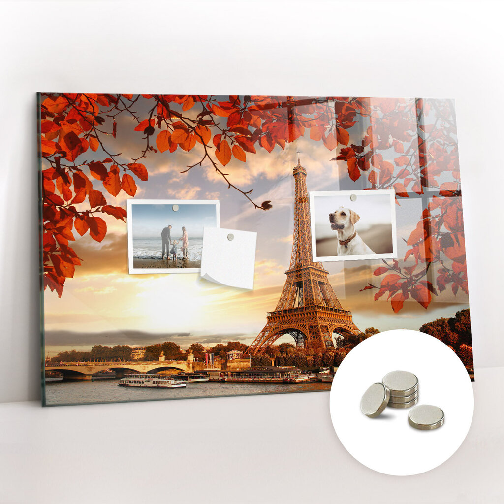 Magneettitaulu Eiffel-torni, 90x60 hinta ja tiedot | Toimistotarvikkeet | hobbyhall.fi