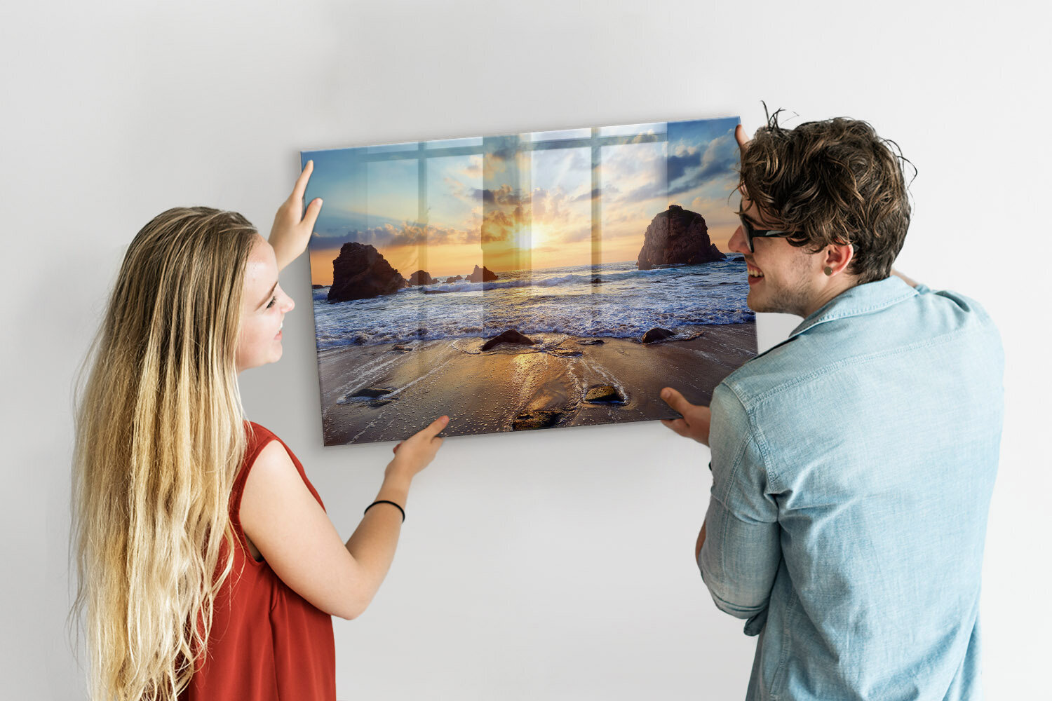 Magneettitaulu Sunset on the Beach, 90x60 hinta ja tiedot | Toimistotarvikkeet | hobbyhall.fi