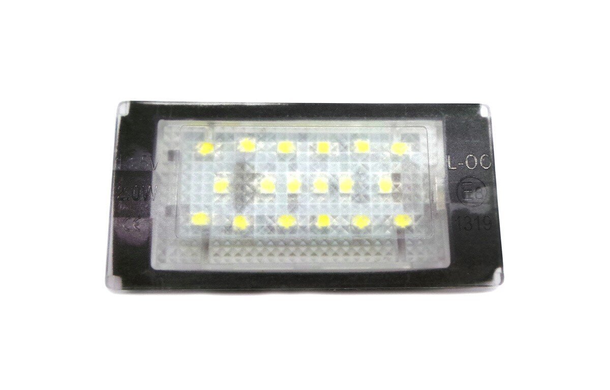 BMW E46 2D LED rekisterikilven valaisin 2x650lm, 2 kpl. hinta ja tiedot | Polttimot | hobbyhall.fi