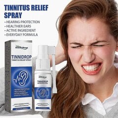 Tinnitrop Tinnitus Relief Spray Tinnituksen tukkeutumista estävä sisäkorvan poistosuihke hinta ja tiedot | Imetystuotteet | hobbyhall.fi