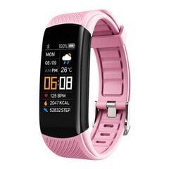 Älykello naisille ja miehille, Fitness Rannekoru, Bluetooth Activity Tracker, IP67 Vesitiivis, USB Portable Lataus, Urheilukello, iOS ja Android Pink hinta ja tiedot | Älykellot | hobbyhall.fi