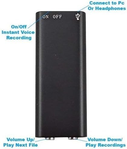 Omo Micro Voice Recorder, 8GB digitaalinen äänitallennin 90 tunnin tallennustilalla, yhden kosketuksen tallennus hinta ja tiedot | Sanelimet | hobbyhall.fi