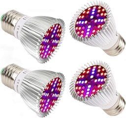 Esbaybulbs LED-kasvalamput 40W, 4 kpl hinta ja tiedot | Sisäpuutarhat ja kasvilamput | hobbyhall.fi