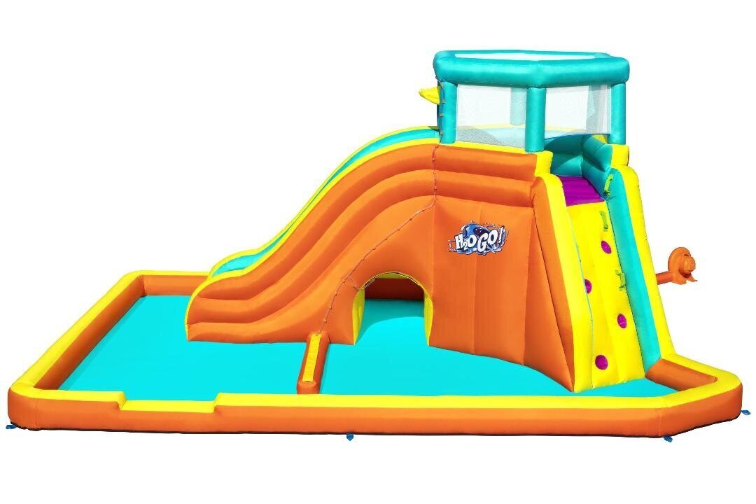 BESTWAY vesileikkikeskus Tidal Tower Mega Water Park, 565 x 373 x 265 cm hinta ja tiedot | Puhallettavat vesilelut ja uima-asusteet | hobbyhall.fi