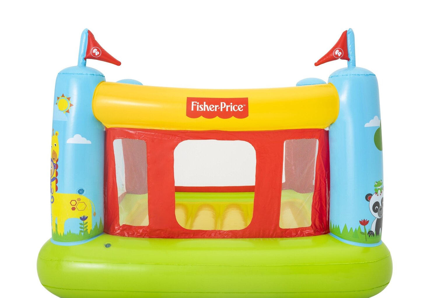 Ilmatäytteinen pomppulinna Fisher Price Bouncetastic, 175x173x135 cm. hinta ja tiedot | Puhallettavat vesilelut ja uima-asusteet | hobbyhall.fi