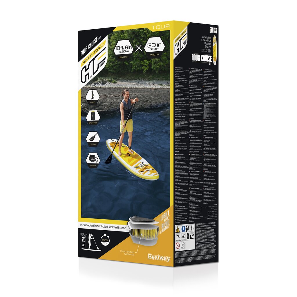 Puhallettava SUP-lauta Bestway Hydro Force Aqua Cruise, 320 cm hinta ja tiedot | SUP-laudat | hobbyhall.fi