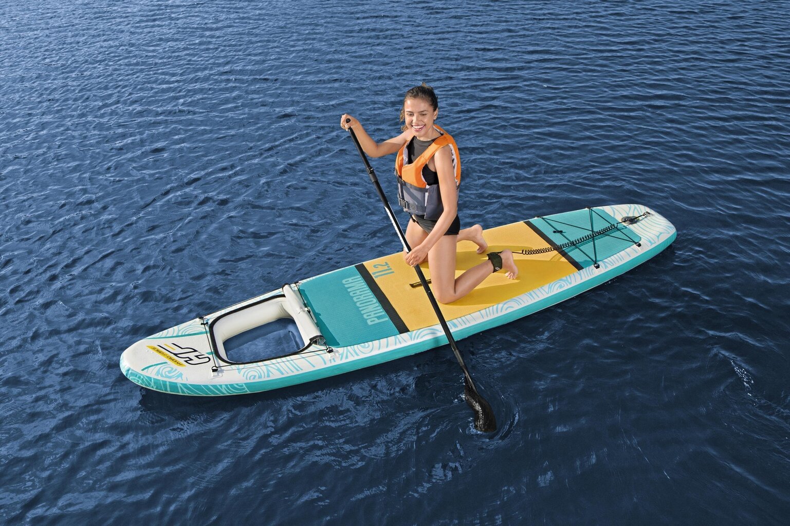 Ilmatäytteinen SUP-lauta Bestway Hydro-Force Panorama Set, 340 cm. hinta ja tiedot | SUP-laudat | hobbyhall.fi