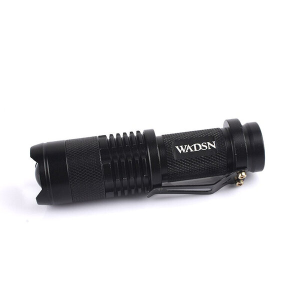 (WADSN Mark) Tactical Metal Mini Momentary Taskulamppu Teleskooppinen Zoom Scout Metsästysvalo LED Strobe Alumiininen Sotilaallinen nopea kypärän kiinnityskisko