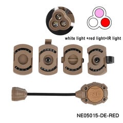 (RED-IR-WH)MPLS taktisen kypärän merkkivalo Dual Mode Modulaariset LED-kypärän valot Airsoft sotilaskypärän selviytymisen turvasalamavalo hinta ja tiedot | Moottoripyörien lisätarvikkeet | hobbyhall.fi