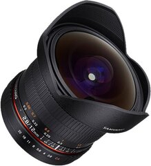 Samyang 12mm f / 2.8 ED AS NCS Fish-Eye Sony E hinta ja tiedot | Objektiivit | hobbyhall.fi