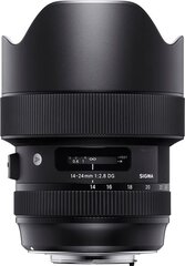 Sigma 14-24mm F2.8 DG HSM, Art, Nikon F -teline hinta ja tiedot | Sigma Puhelimet, älylaitteet ja kamerat | hobbyhall.fi