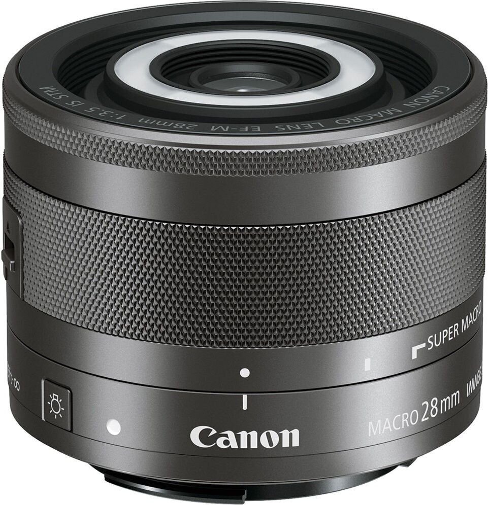 Canon EF-M 28mm f/3.5 Macro IS STM hinta ja tiedot | Objektiivit | hobbyhall.fi