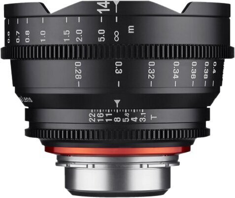 SAMYANG Xeen 14mm T3.1 Canon EF hinta ja tiedot | Objektiivit | hobbyhall.fi