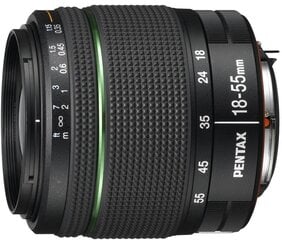 smc Pentax DA 18-55mm f / 3.5-5.6 AL WR -objektiivi. hinta ja tiedot | Pentax Puhelimet, älylaitteet ja kamerat | hobbyhall.fi