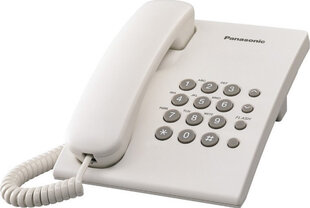 Panasonic KX-TS500FXW, valkoinen hinta ja tiedot | Lankapuhelimet | hobbyhall.fi