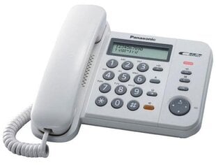 Panasonic KX-TS580FXW, valkoinen hinta ja tiedot | Lankapuhelimet | hobbyhall.fi