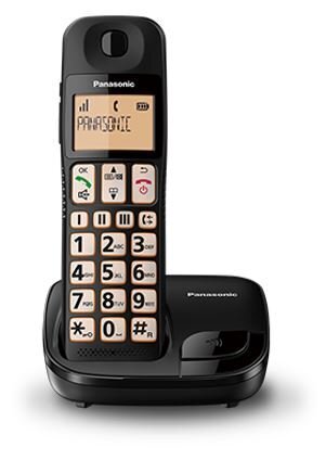 Panasonic KX-TGE110, musta hinta ja tiedot | Lankapuhelimet | hobbyhall.fi