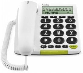 DORO PHONEEASY 312CS WHITE hinta ja tiedot | Lankapuhelimet | hobbyhall.fi