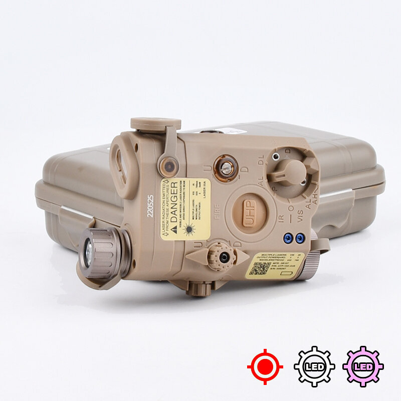 (Punainen laser) PEQ15 Red Dot Laser tähtäävä IR-akkukotelo Surefir M300 M600 Taskulamppu Tactical Dual Control -kaukosäädin, sopii 20 mm:n kiskoon hinta ja tiedot | Moottoripyörien lisätarvikkeet | hobbyhall.fi