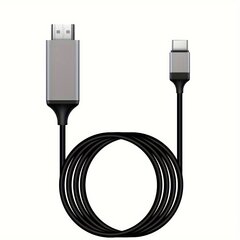 4K HD USB C HD Liitäntäkaapeli Thunderbolt 3 Yhteensopiva MacBookille. hinta ja tiedot | Kaapelit ja adapterit | hobbyhall.fi